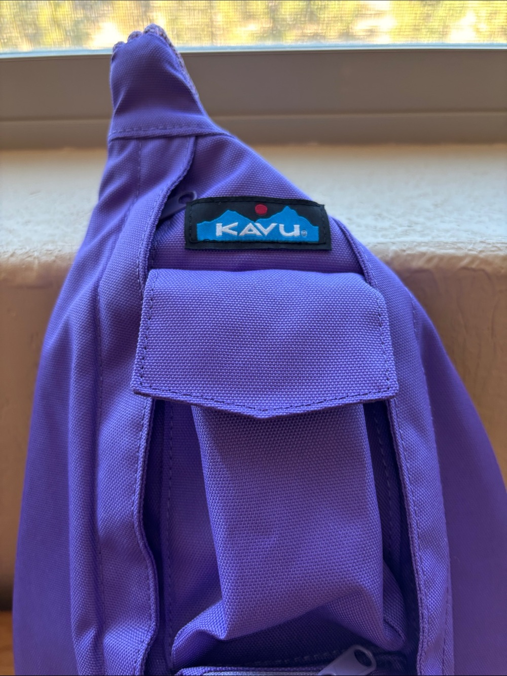 KAVU Rope Sling, Water-Resistant Crossbody Bag - Purple - Picture 2 of 9